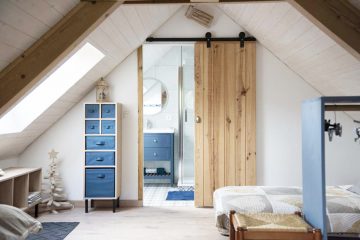 projet d'extention de la maison chalet montagnes decoration d'interieur salle de bain