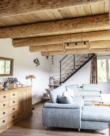 projet d'extention de la maison chalet montagnes decoration d'interieur salle de bain