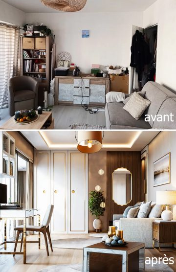 architecte d'interieur cannes decorateur design maison chambre salon travaux avant apres permis de construir